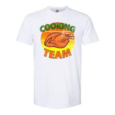 Thanksgiving Cooking Team Family Matching Softstyle CVC T-Shirt