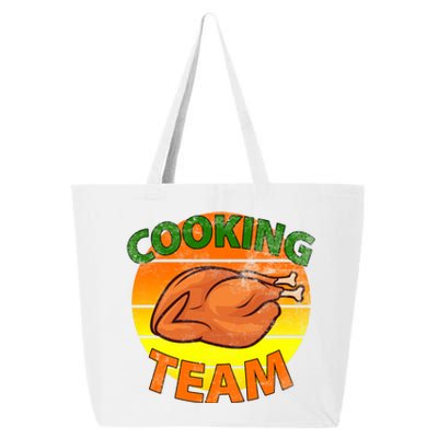 Thanksgiving Cooking Team Family Matching 25L Jumbo Tote