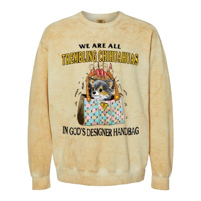 Trembling Chihuahua Colorblast Crewneck Sweatshirt