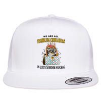 Trembling Chihuahua Flat Bill Trucker Hat
