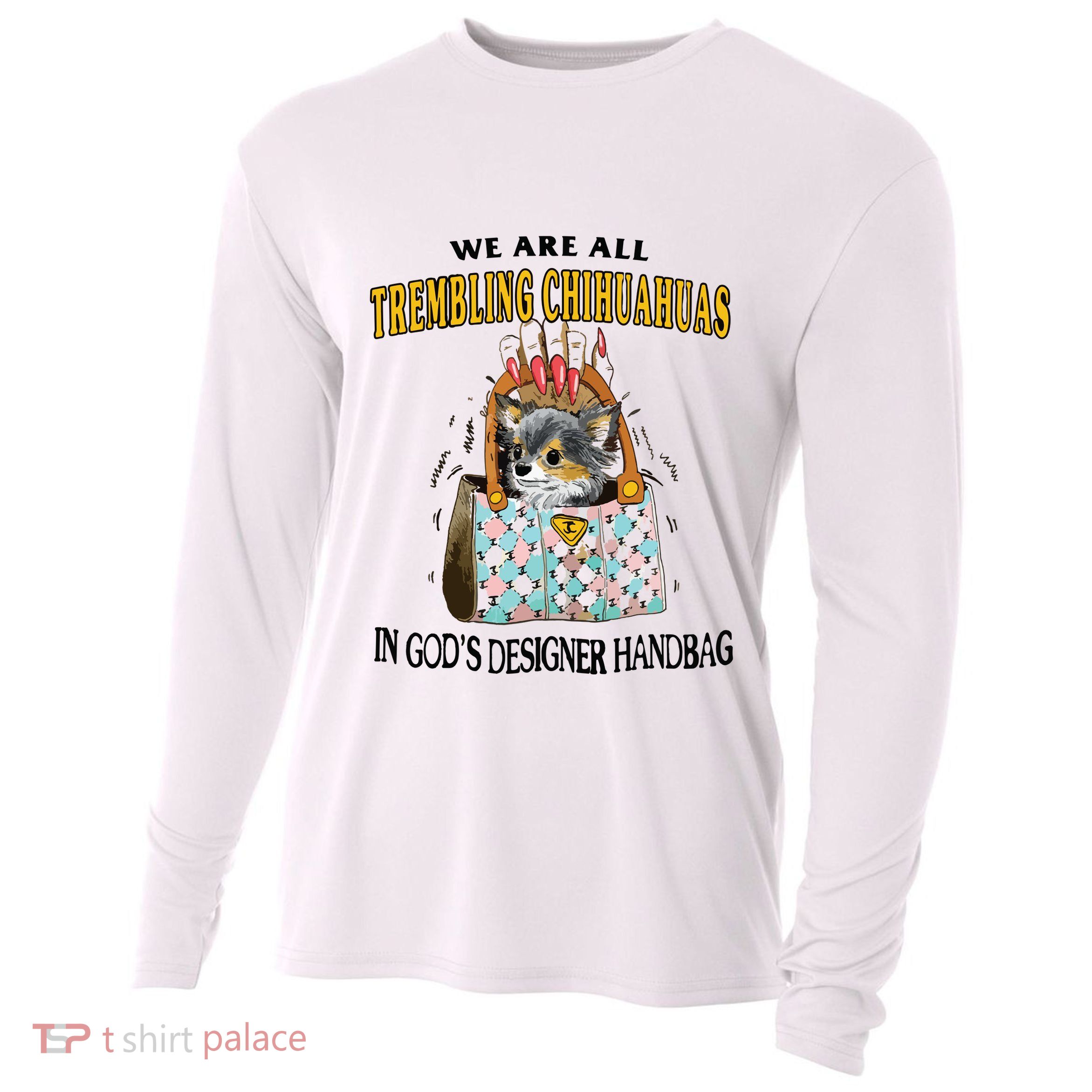 Trembling Chihuahua Cooling Performance Long Sleeve Crew