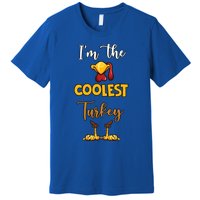 The Coolest Turkey Matching Family Turkey Thanksgiving Cute Gift Premium T-Shirt