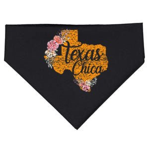 Texas Chica Texan Texas Map Texas Chica USA-Made Doggie Bandana