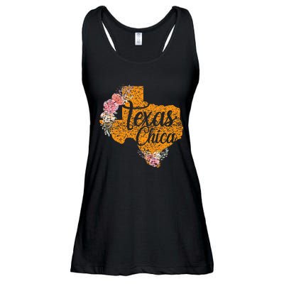 Texas Chica Texan Texas Map Texas Chica Ladies Essential Flowy Tank