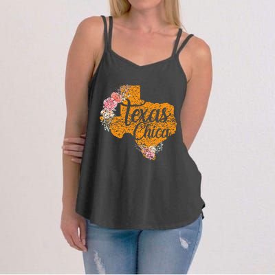 Texas Chica Texan Texas Map Texas Chica Women's Strappy Tank