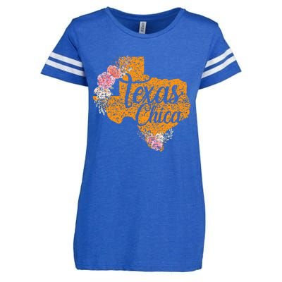 Texas Chica Texan Texas Map Texas Chica Enza Ladies Jersey Football T-Shirt