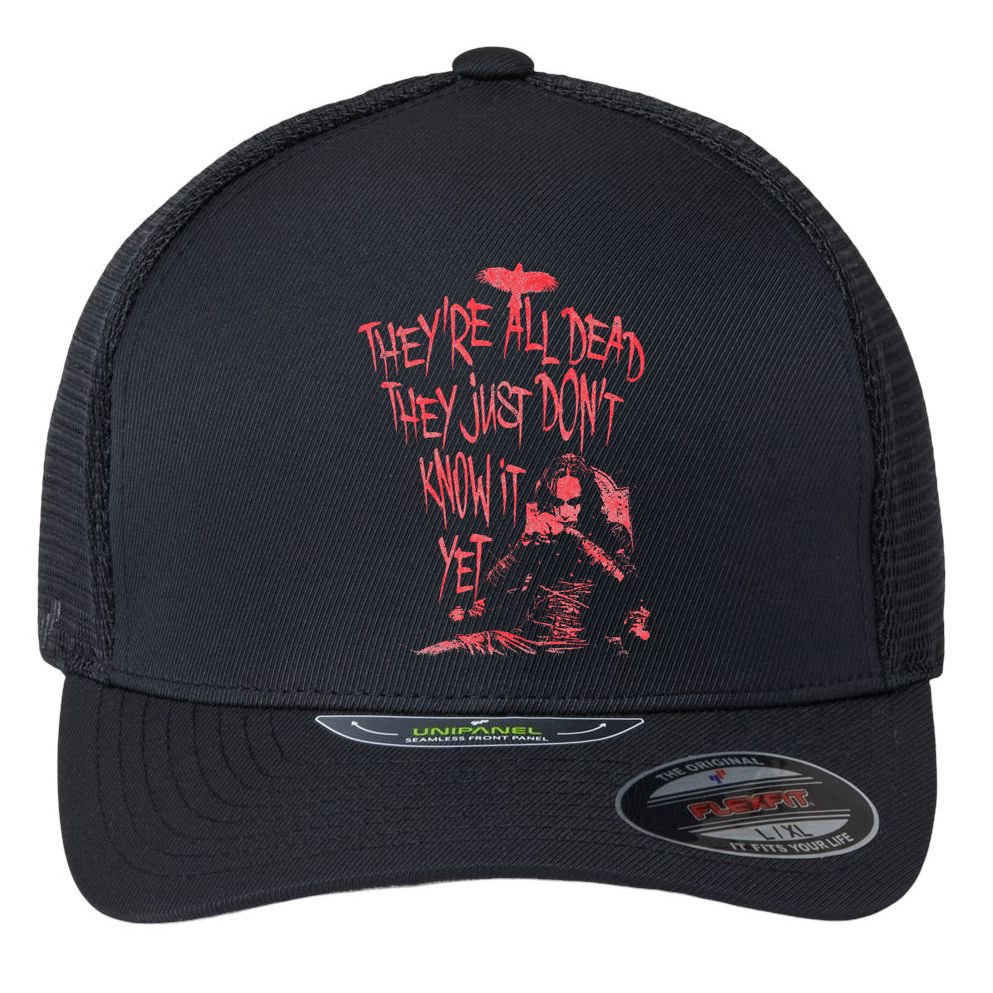 The Crow – They're All Dead Flexfit Unipanel Trucker Cap