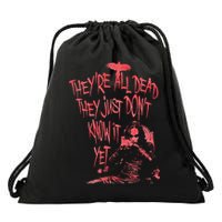 The Crow – They're All Dead Drawstring Bag