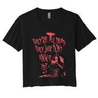 The Crow – They're All Dead Women's Crop Top Tee