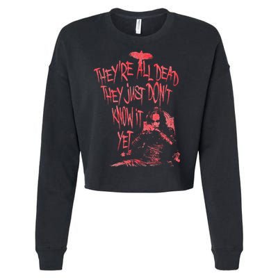 The Crow – They're All Dead Cropped Pullover Crew