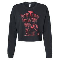 The Crow – They're All Dead Cropped Pullover Crew