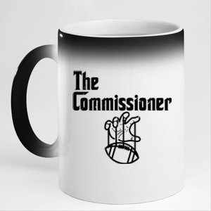 The Commissioner 11oz Black Color Changing Mug