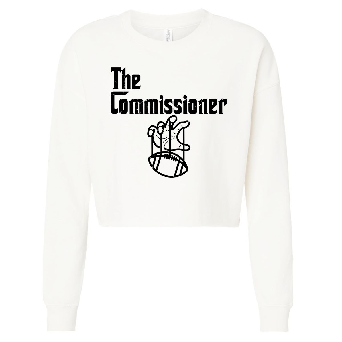 The Commissioner Cropped Pullover Crew