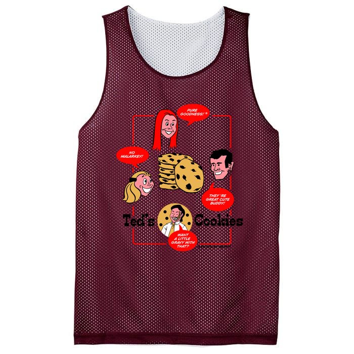 Ted&X27;S Cookies Mesh Reversible Basketball Jersey Tank