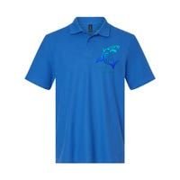 Turks & Caicos Tribal Shark Polynesian Tattoo Style Softstyle Adult Sport Polo