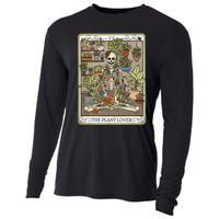 Tarot Card The Plant Lover Skeleton Spooky Cooling Performance Long Sleeve Crew