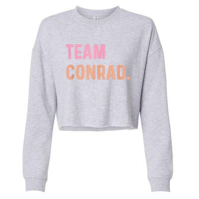 Team Conrad Cropped Pullover Crew