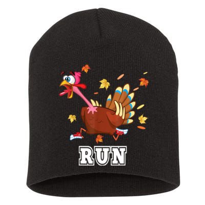 Thanksgiving Costume Turkey Run Running Turkey Trot Short Acrylic Beanie