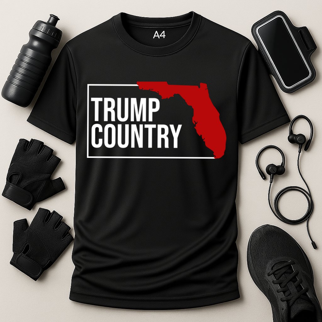 Trump Country Cooling Performance Crew T-Shirt