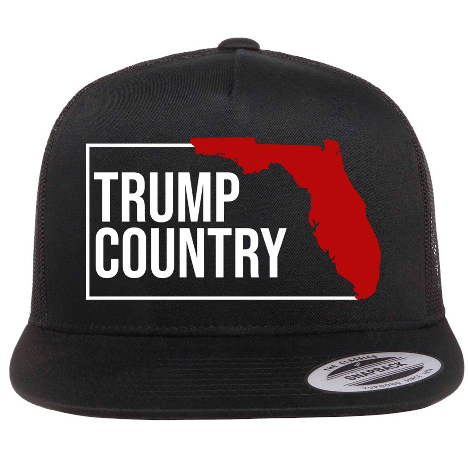 Trump Country Flat Bill Trucker Hat
