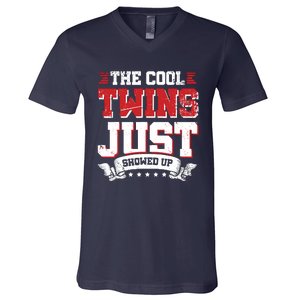 The Cool Twins Just Showed Up V-Neck T-Shirt