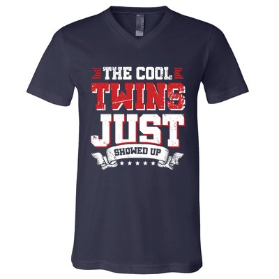 The Cool Twins Just Showed Up V-Neck T-Shirt