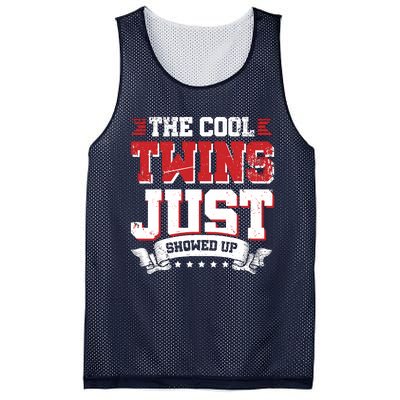 The Cool Twins Just Showed Up Mesh Reversible Basketball Jersey Tank