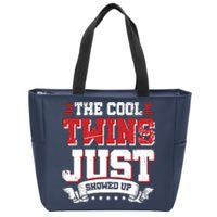 The Cool Twins Just Showed Up Zip Tote Bag