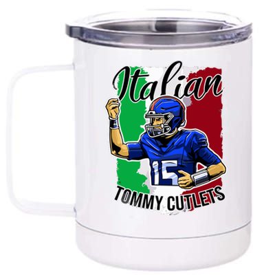 Tommy Cutlets 12 oz Stainless Steel Tumbler Cup