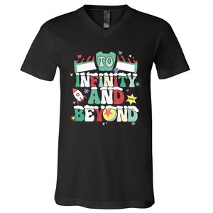 Toy Christmas To Infinity And Beyond V-Neck T-Shirt