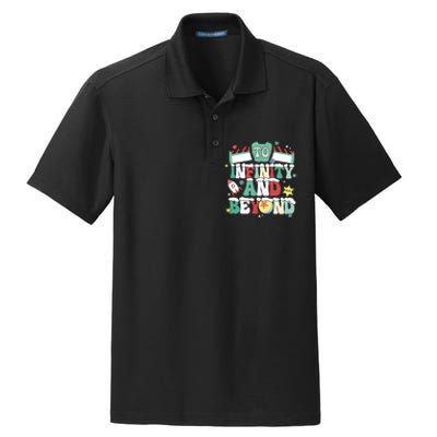 Toy Christmas To Infinity And Beyond Dry Zone Grid Polo