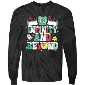 Toy Christmas To Infinity And Beyond Tie-Dye Long Sleeve Shirt