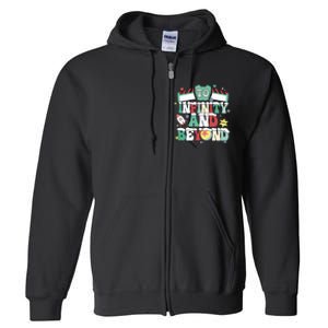 Toy Christmas To Infinity And Beyond Full Zip Hoodie