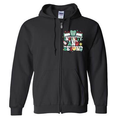 Toy Christmas To Infinity And Beyond Full Zip Hoodie