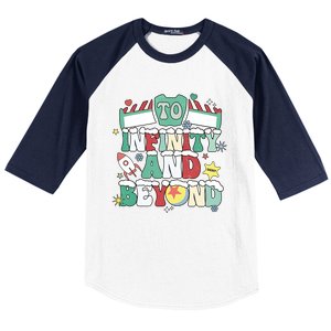 Toy Christmas To Infinity And Beyond Baseball Sleeve Shirt