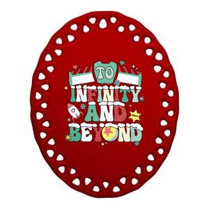 Toy Christmas To Infinity And Beyond Ceramic Oval Ornament