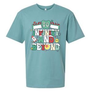 Toy Christmas To Infinity And Beyond Sueded Cloud Jersey T-Shirt