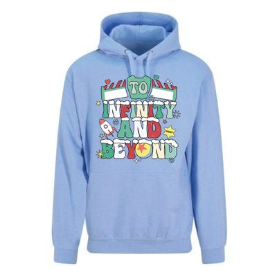 Toy Christmas To Infinity And Beyond Unisex Surf Hoodie