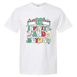 Toy Christmas To Infinity And Beyond Garment-Dyed Heavyweight T-Shirt