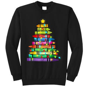 Teacher Christmas Tree Lights Student School Xmas Sweatshirt