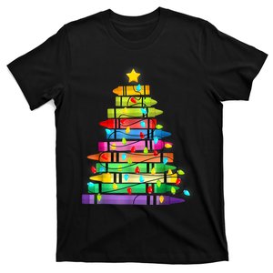 Teacher Christmas Tree Lights Student School Xmas T-Shirt