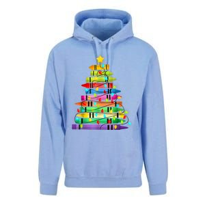 Teacher Christmas Tree Lights Student School Xmas Unisex Surf Hoodie