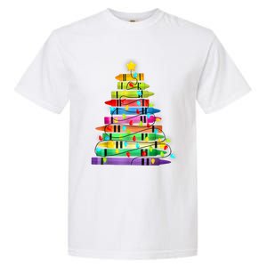 Teacher Christmas Tree Lights Student School Xmas Garment-Dyed Heavyweight T-Shirt