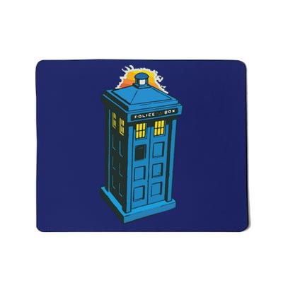 Tardis Comic Mousepad