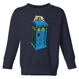 Tardis Comic Toddler Sweatshirt