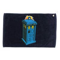 Tardis Comic Grommeted Golf Towel