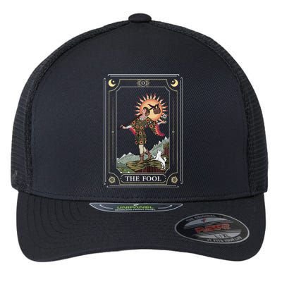 Tarot Card The Fool Witchy Vintage Halloween Themed Flexfit Unipanel Trucker Cap