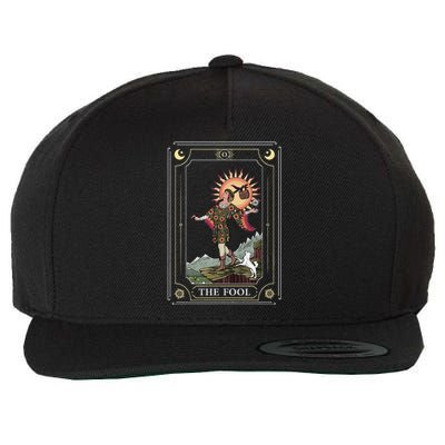 Tarot Card The Fool Witchy Vintage Halloween Themed Wool Snapback Cap