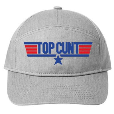 Top Cunt 7-Panel Snapback Hat