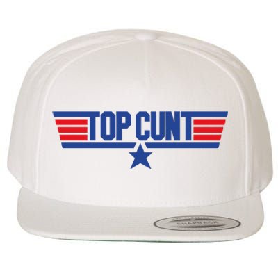 Top Cunt Wool Snapback Cap